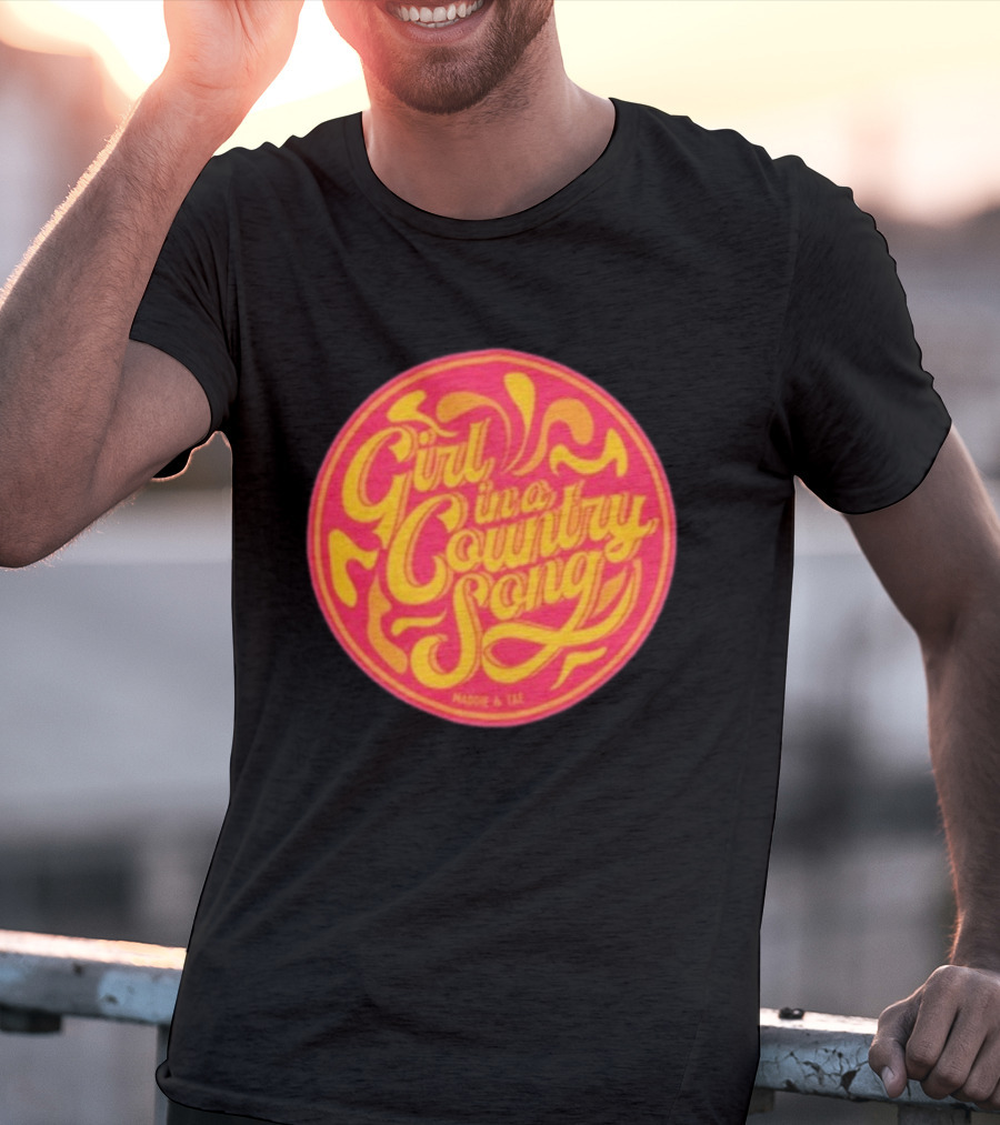 Maddie & Tae Girl In A Country Song Retro Pop T-Shirt