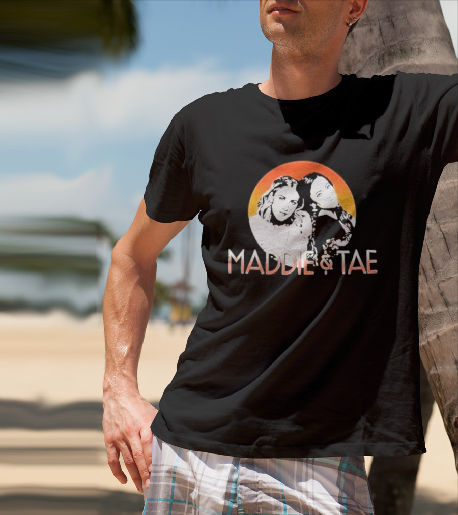 Maddie & Tae Country Music Duo Orange Arch T-Shirt