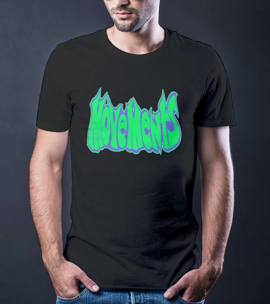 Movements Back In My Ways Neon Vaporwave Style Font T-Shirt