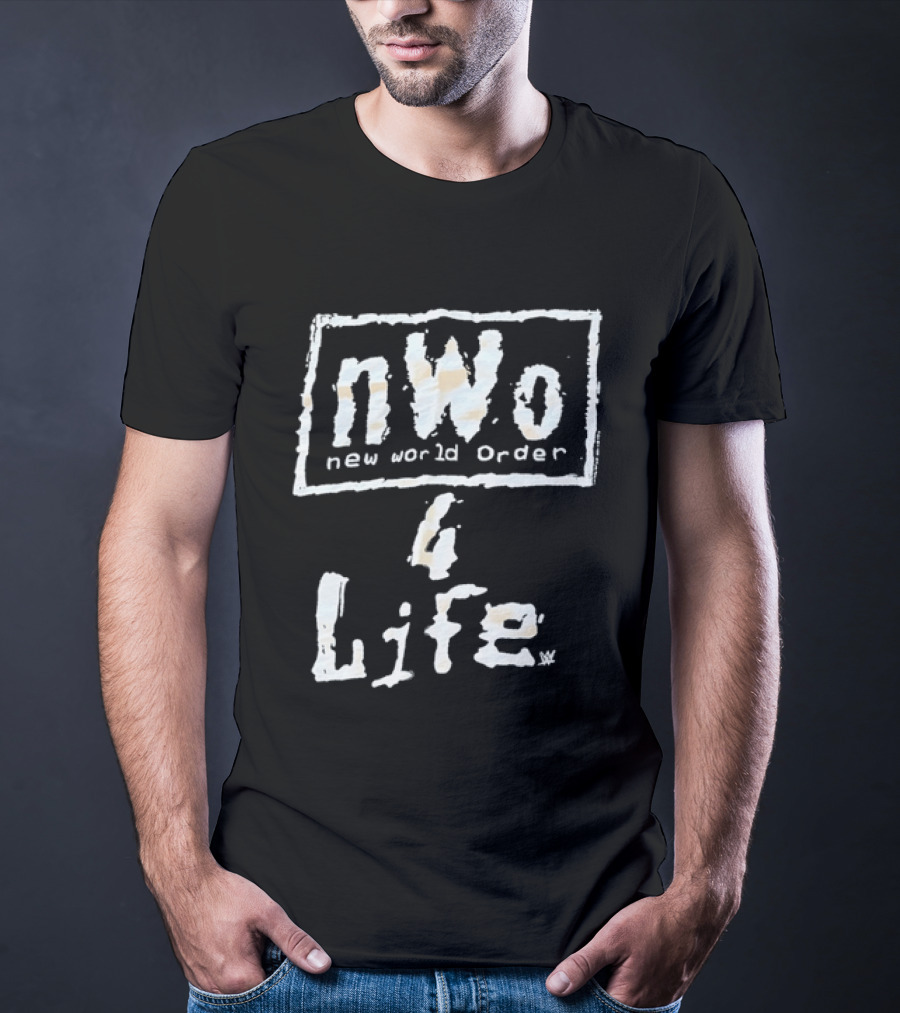 New World Order NWo 4 Life Wrestling Nostalgia Fan Favorite T-Shirt