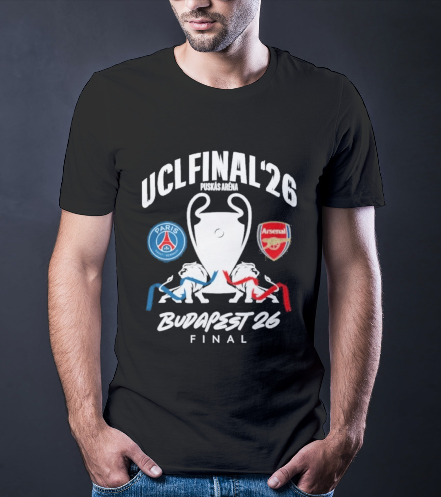UCL Final 2026 Paris Saint Germain Vs Arsenal Budapest T-Shirt