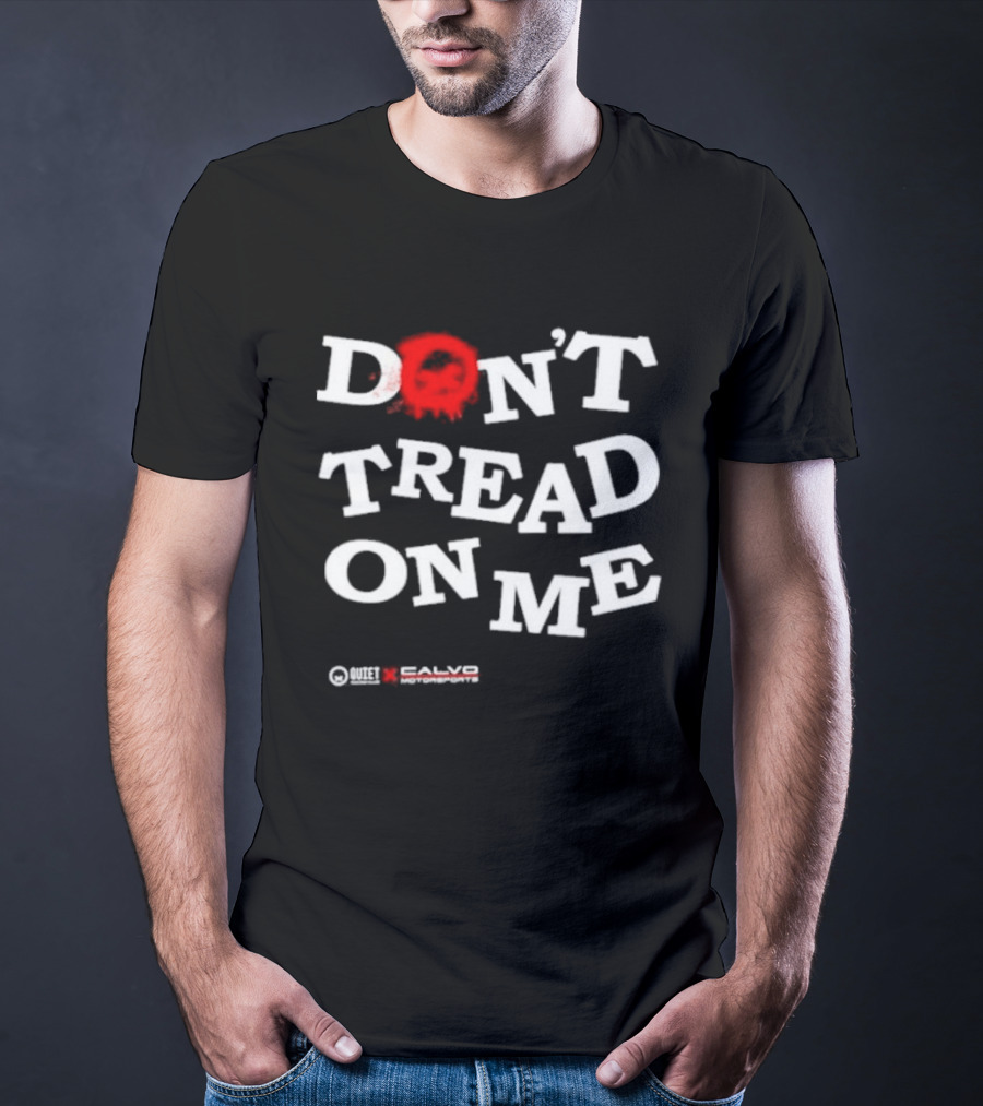 Quiet Racing Club Don't Tread On Me Skull T-Shirt