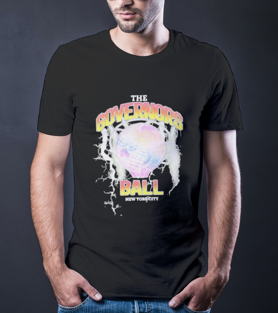 The Governors Ball New York City Lightning Globe Festival T-Shirt