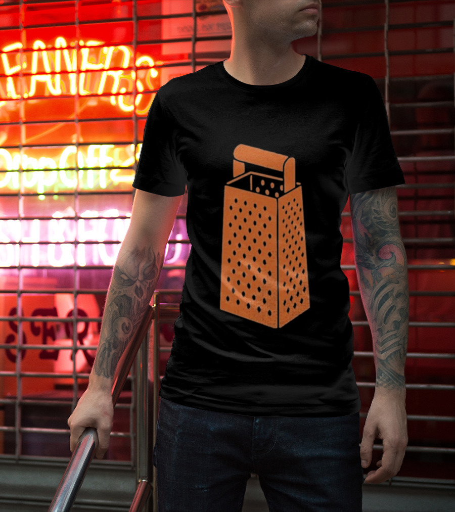 Shredded Cheese Grater Kitchen Tool Humor T-Shirt