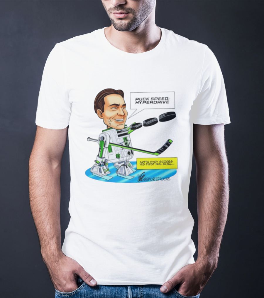 Arttu Hyry Puck Speed R2 D2 Dallas Stars First NHL Goal T-Shirt