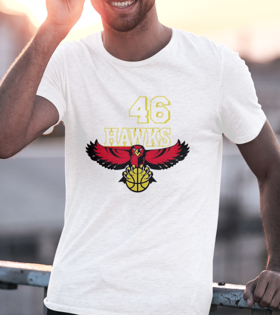 Atlanta Hawks 46 Iconic Basketball Team T-Shirt