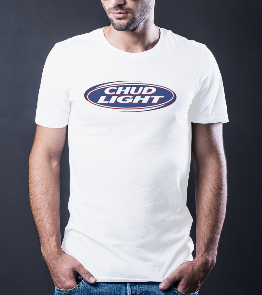 CHUD LIGHT Beer Logo Parody Humor T-Shirt