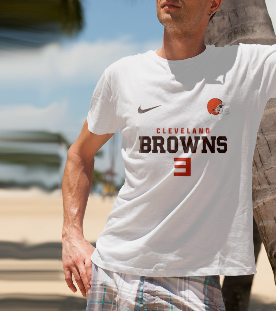 Cleveland Browns Nike Slim Shady Mask Collaboration With Eminem 3 T-Shirt