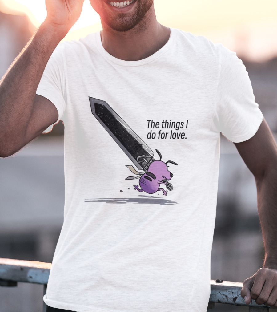Courage The Cowardly Dog The Things I Do For Love Giant Sword Adventure T-Shirt