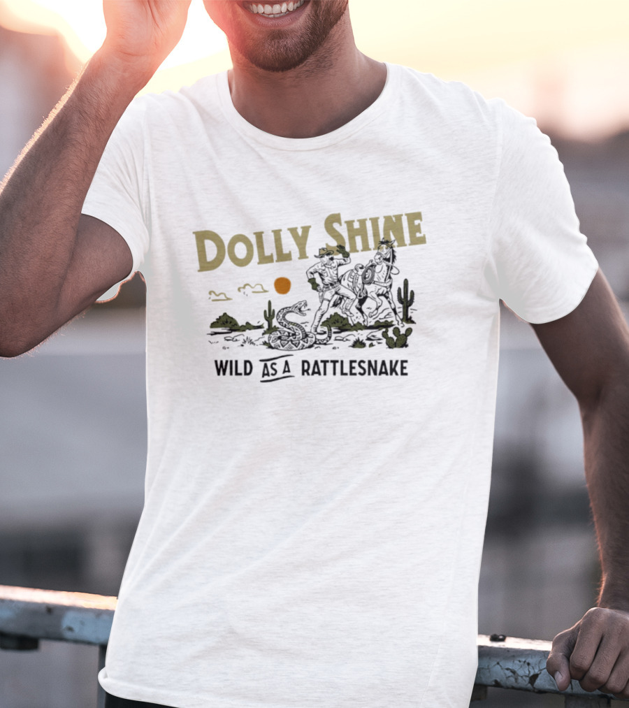 Dolly Shine Cowboys And Rattlesnake Adventure Wild West T-Shirt