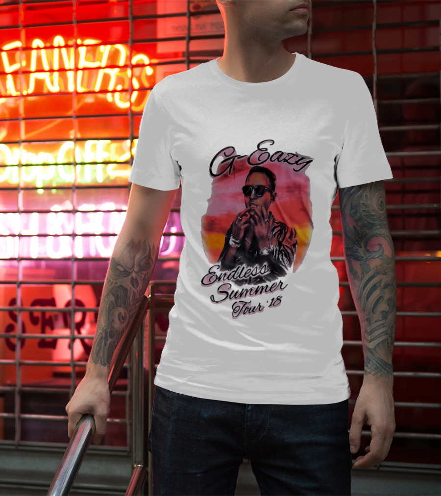 G Eazy Endless Summer Tour 2018 Retro Sunset T-Shirt