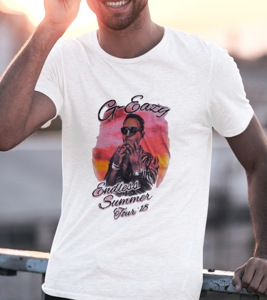 G Eazy Endless Summer Tour 2018 Retro Sunset T-Shirt
