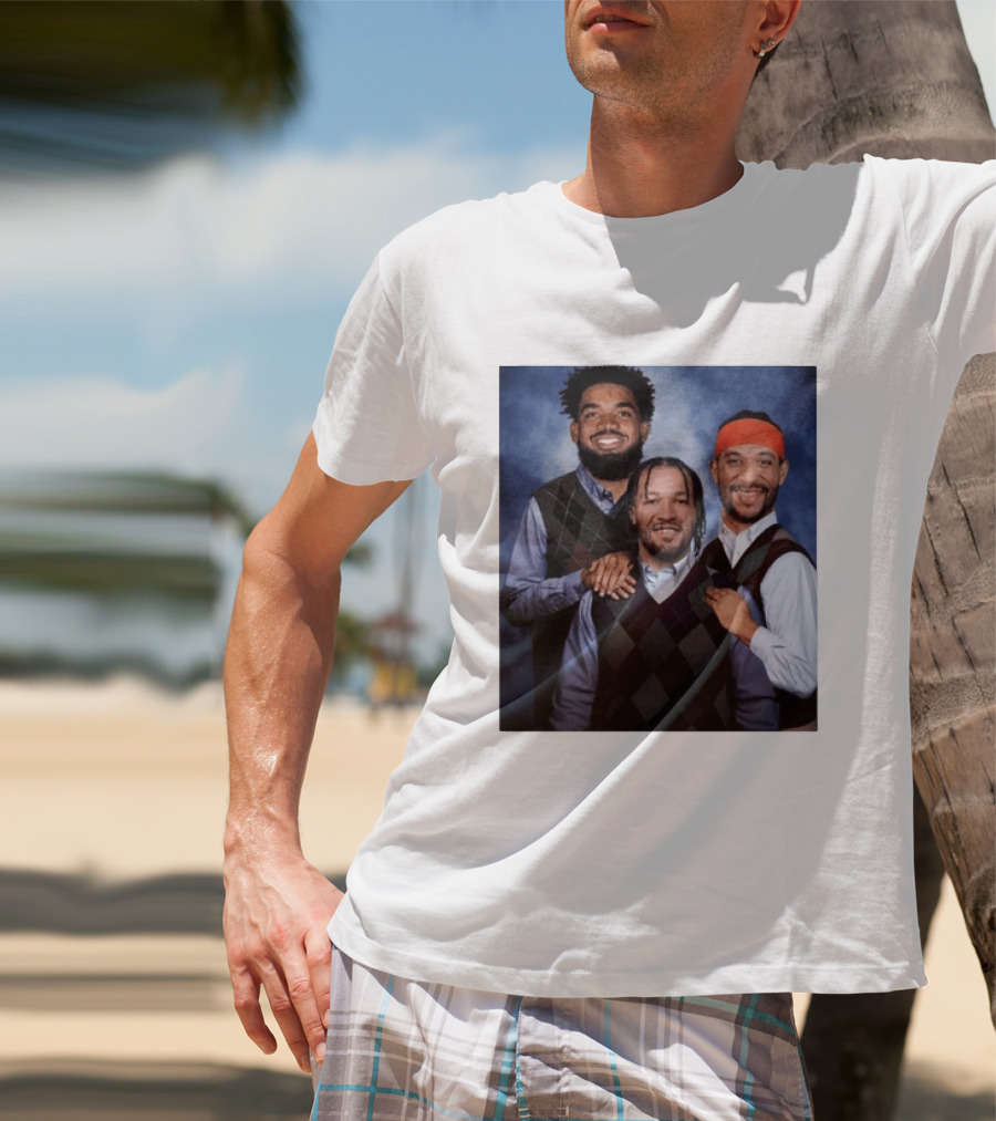 Karl Anthony Towns Jalen Brunson Josh Hart Step Brothers Argyle Sweater T-Shirt