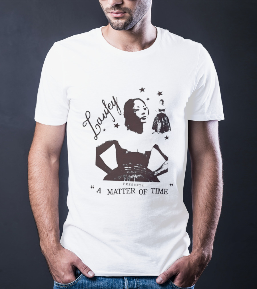 Laufey A Matter Of Time Features Retro Silhouette And Stars T-Shirt