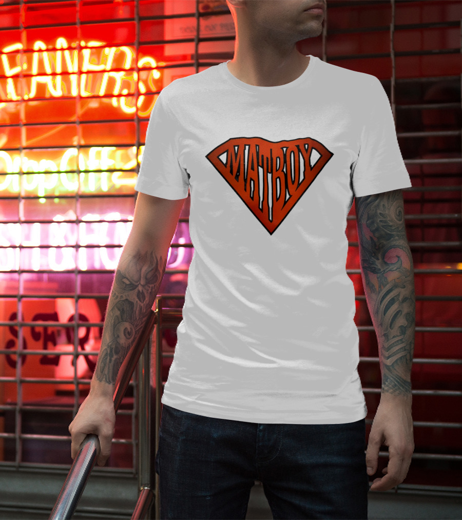 Matboy Oklahoma Wrestling Superhero T-Shirt