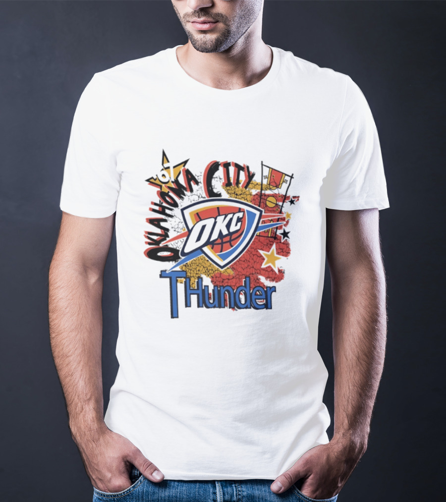 Oklahoma City OKC Thunder '67 Hardwood Classics T-Shirt