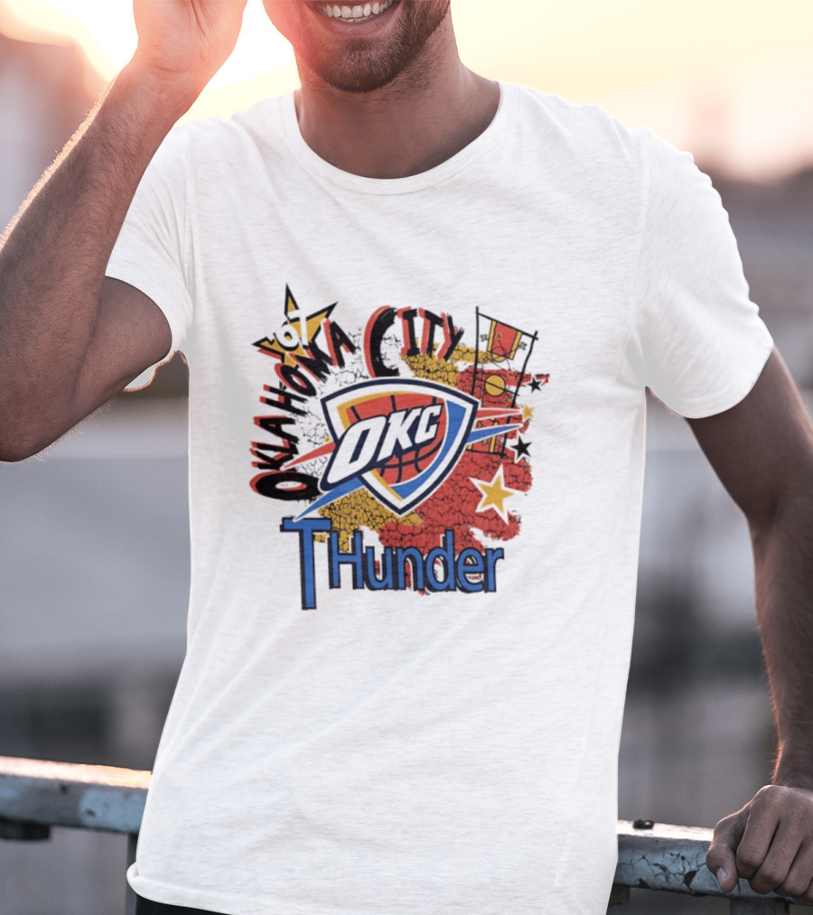 Oklahoma City OKC Thunder '67 Hardwood Classics T-Shirt