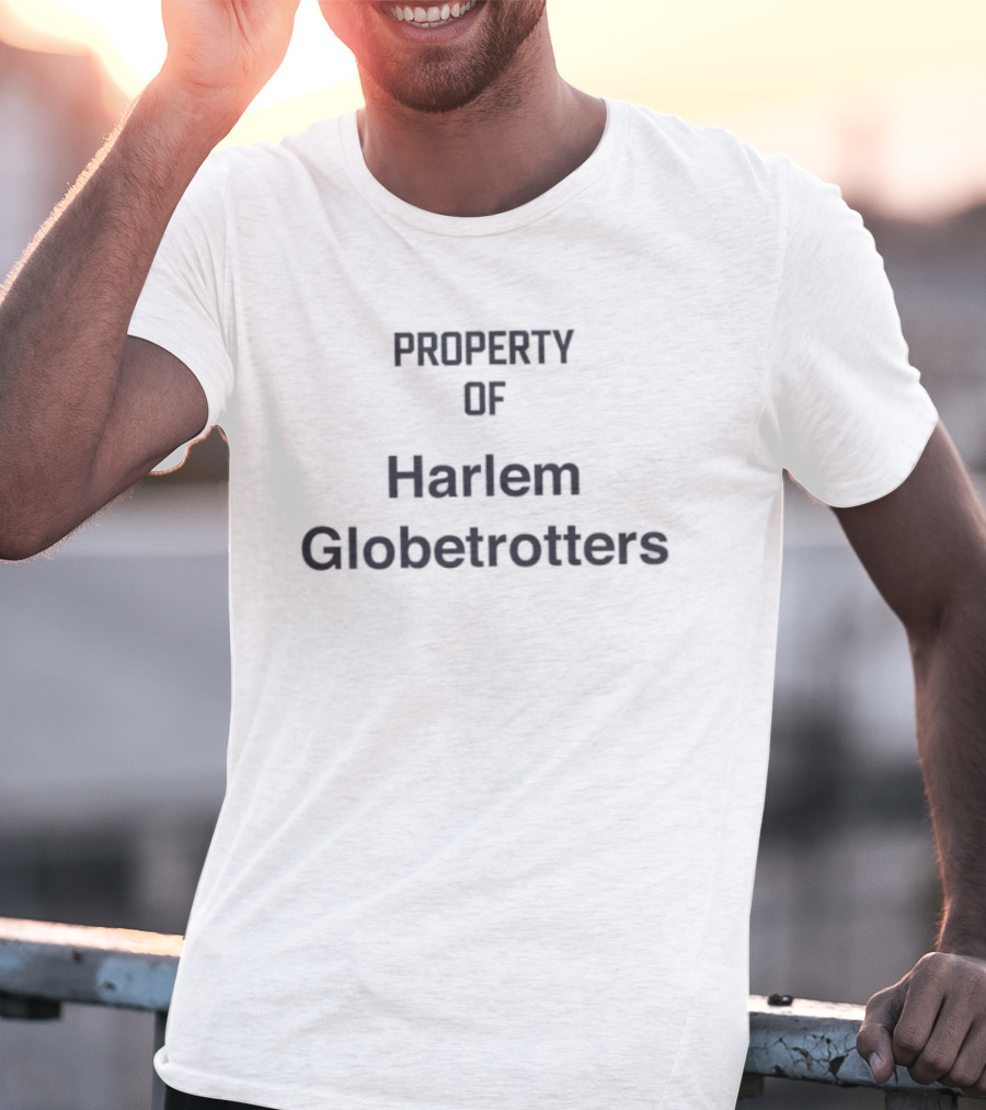 Property Of Harlem Globetrotters Official Basketball Team Merchandise T-Shirt