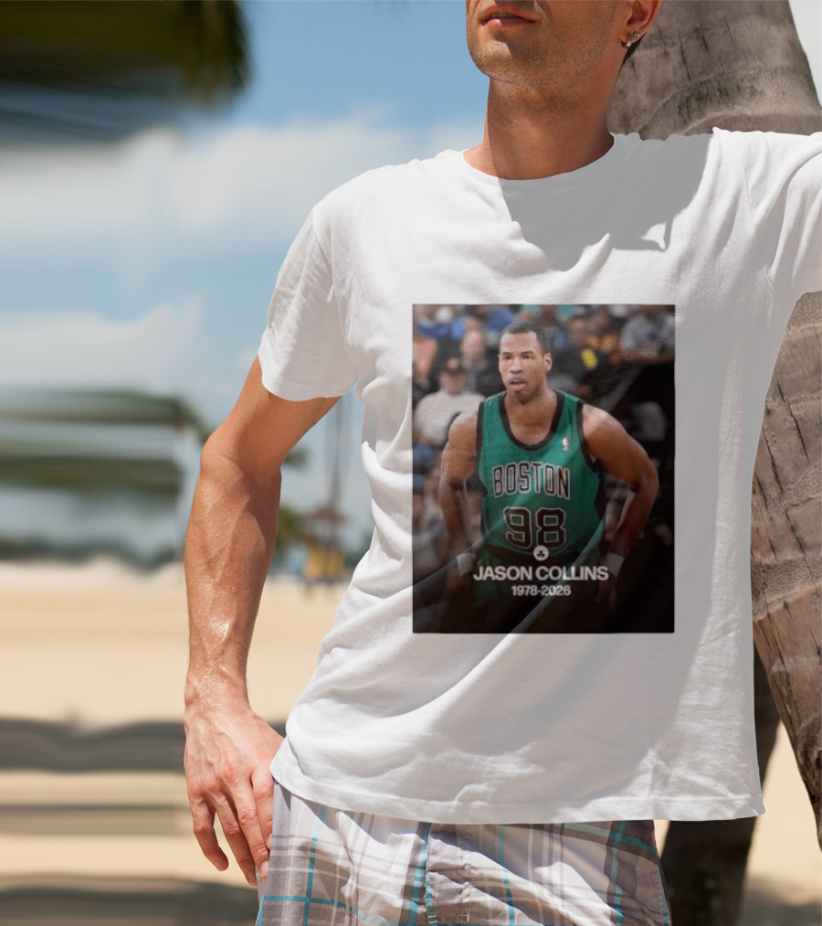 Boston Jason Collins 1978 2026 98 Rest In Peace T-Shirt