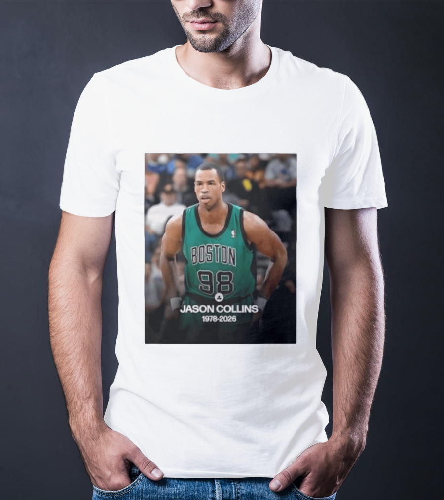 Boston Jason Collins 1978 2026 98 Rest In Peace T-Shirt