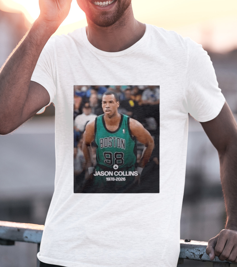 Boston Jason Collins 1978 2026 98 Rest In Peace T-Shirt