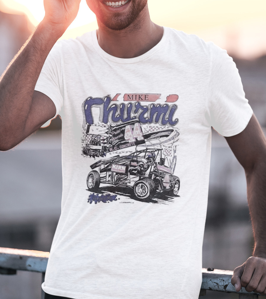 Ryan Gosling Mike Thurni Racing 44 Mavtv Sprint Car T-Shirt