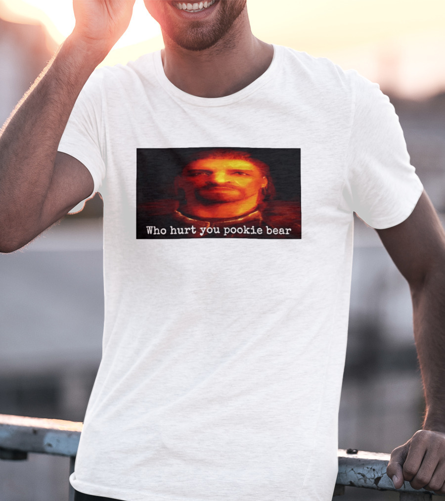 Who Hurt You Pookie Bear Video Game T-Shirt