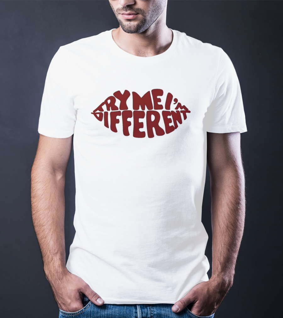 Try Me I'm Different Bold Red Lips T-Shirt
