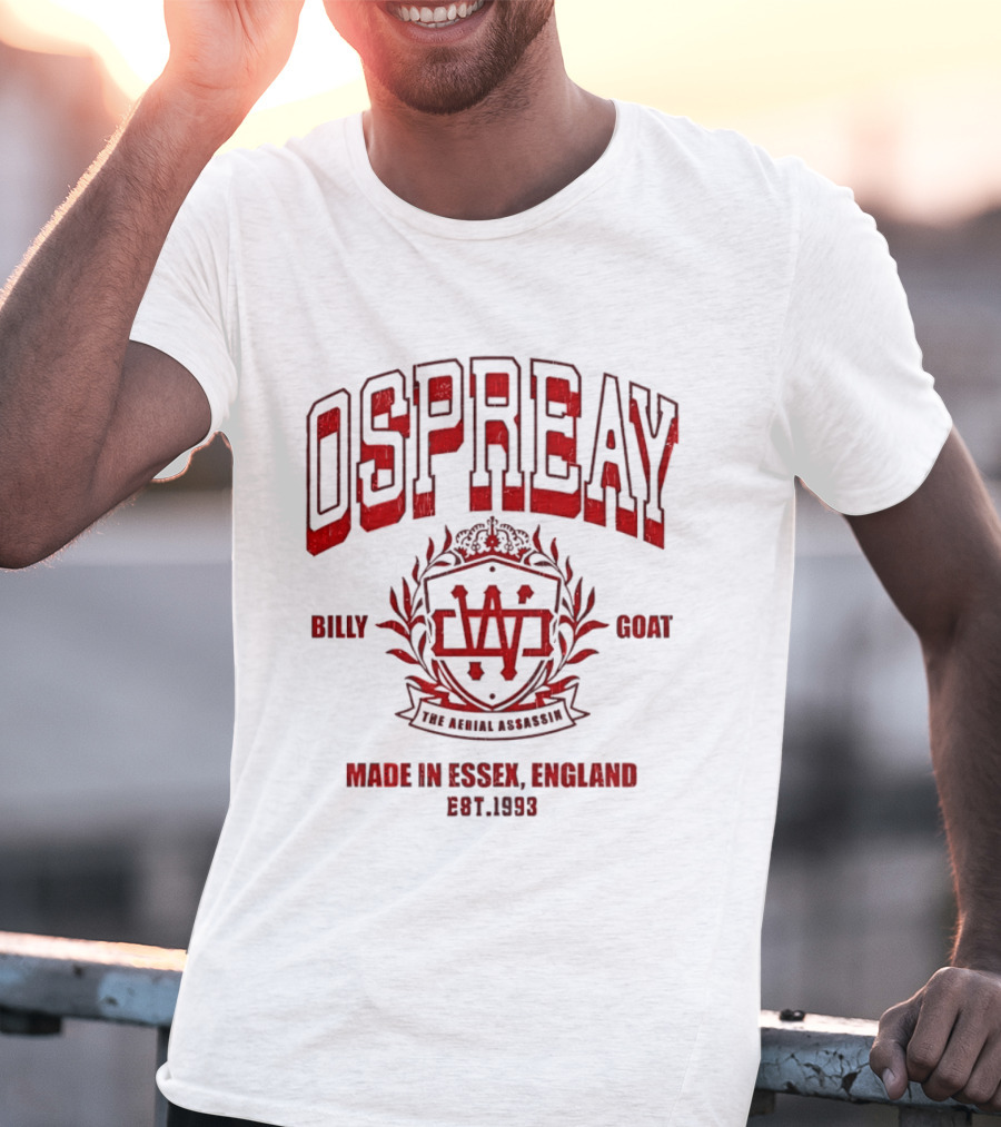 Ospreay Billy Goat The Aerial Assassin Made In Essex England Est 1993 T-Shirt