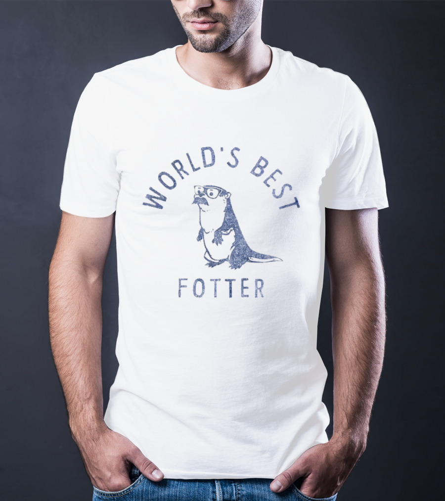 World's Best Fotter Otter Father's Day Fun T-Shirt