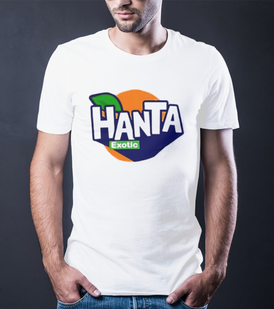 Hanta Exotic Fanta Leaf Orange T-Shirt