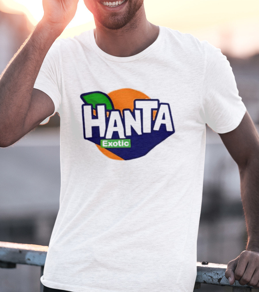 Hanta Exotic Fanta Leaf Orange T-Shirt