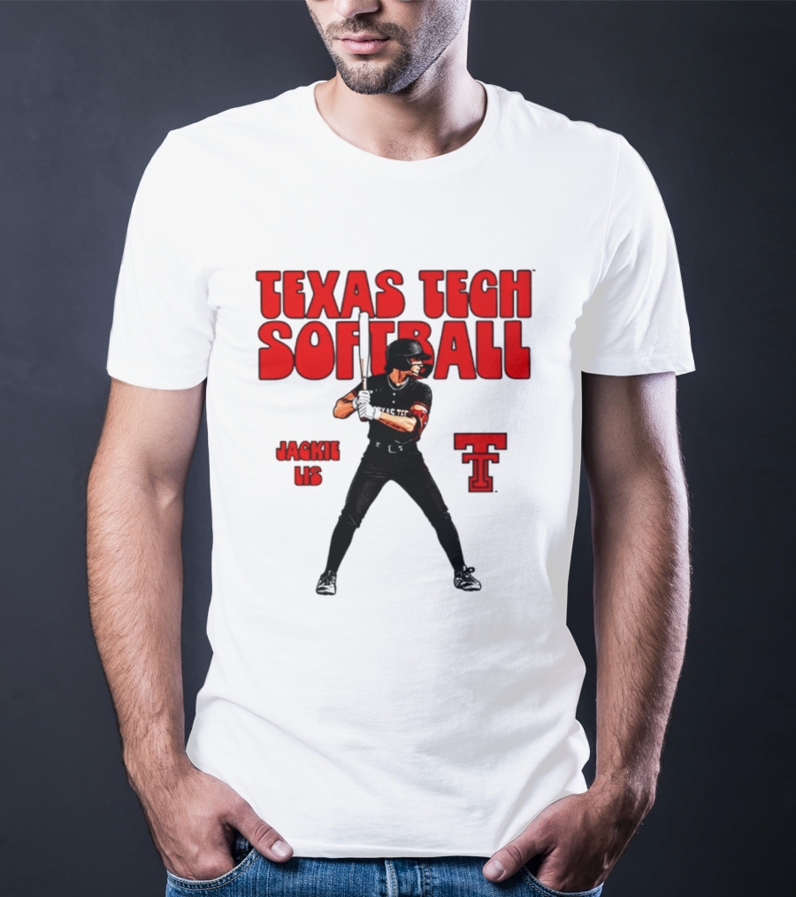 Texas Tech Red Raiders Jackie Lis Softball Player T-Shirt