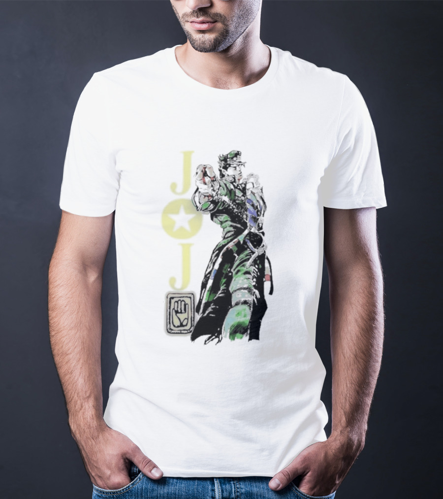 Jojo Jotaro Kujo Star Emblem Anime T-Shirt