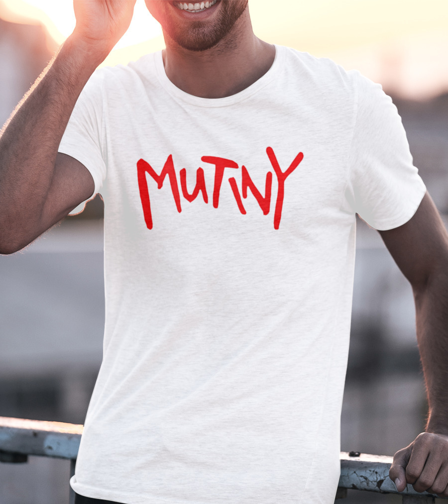 Mutiny Halt And Catch Fire Red Handwritten T-Shirt