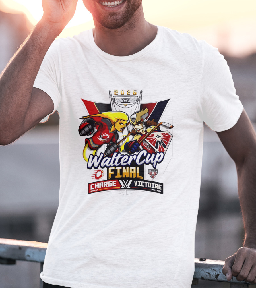 Ottawa Charge Vs Montreal Victoire 2026 Walter Cup Final Hockey Clash T-Shirt