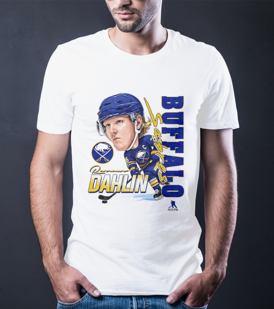 Rasmus Dahlin Captain Buffalo Sabres NHLPA Caricature T-Shirt
