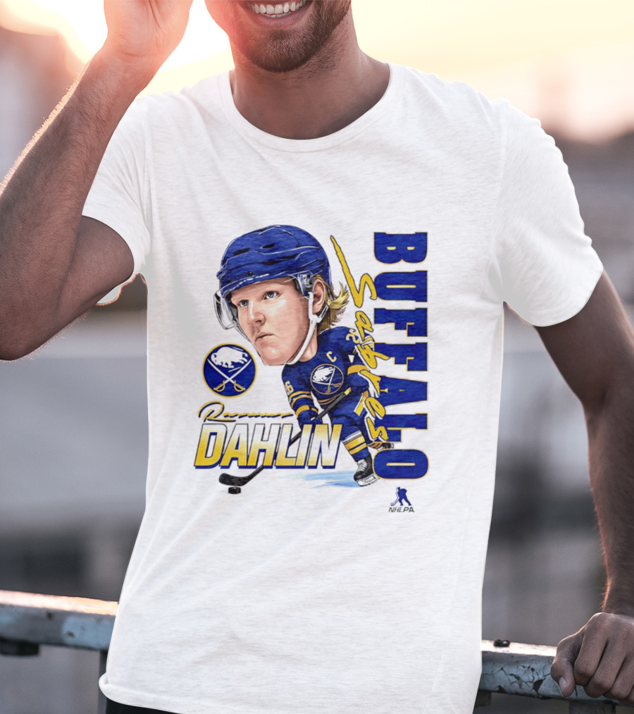 Rasmus Dahlin Captain Buffalo Sabres NHLPA Caricature T-Shirt