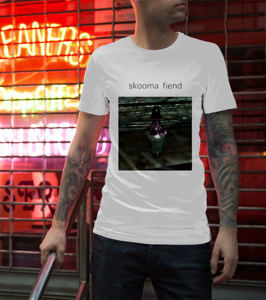 Skooma Fiend Skyrim Potion Character Reference T-Shirt