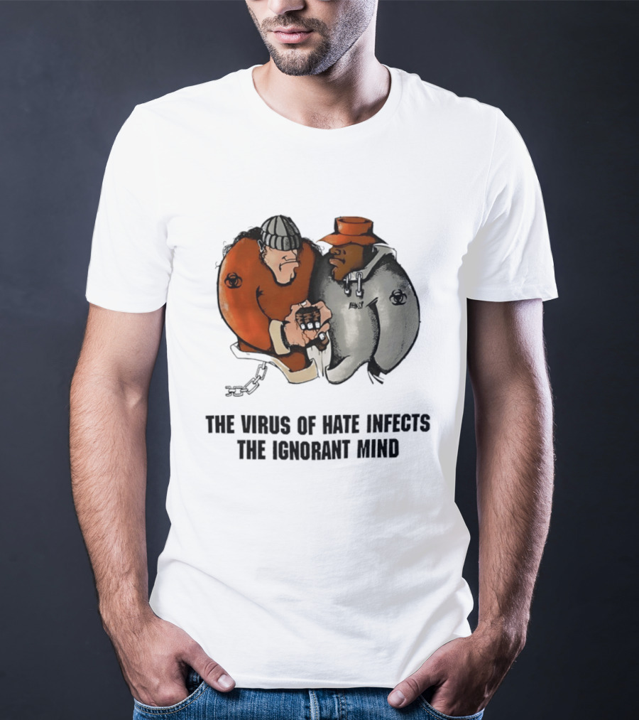 The Virus Of Hate Infects The Ignorant Mind 90s Biohazard T-Shirt