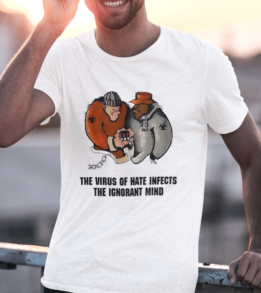 The Virus Of Hate Infects The Ignorant Mind 90s Biohazard T-Shirt