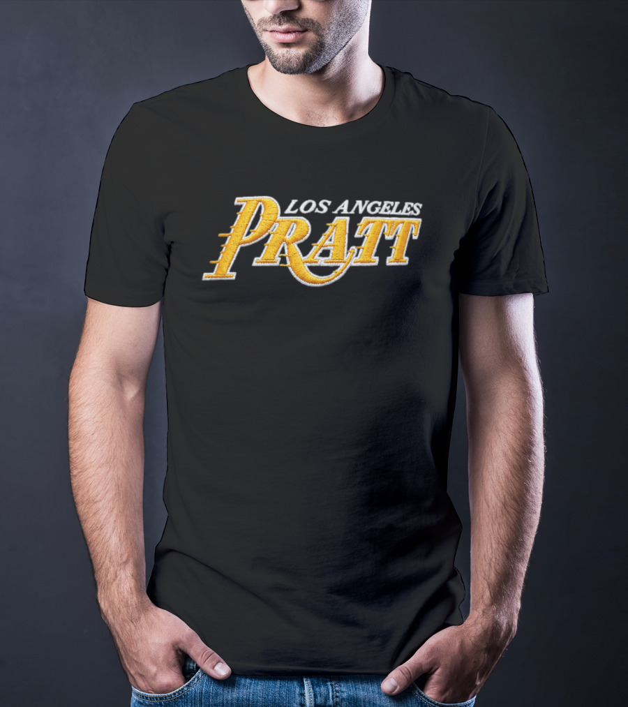 Los Angeles Pratt 2026 Embroidered Yellow T-Shirt