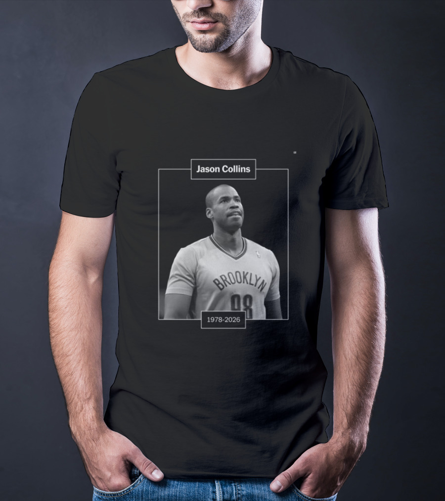 Jason Collins 1978 2026 Brooklyn Basketball T-Shirt