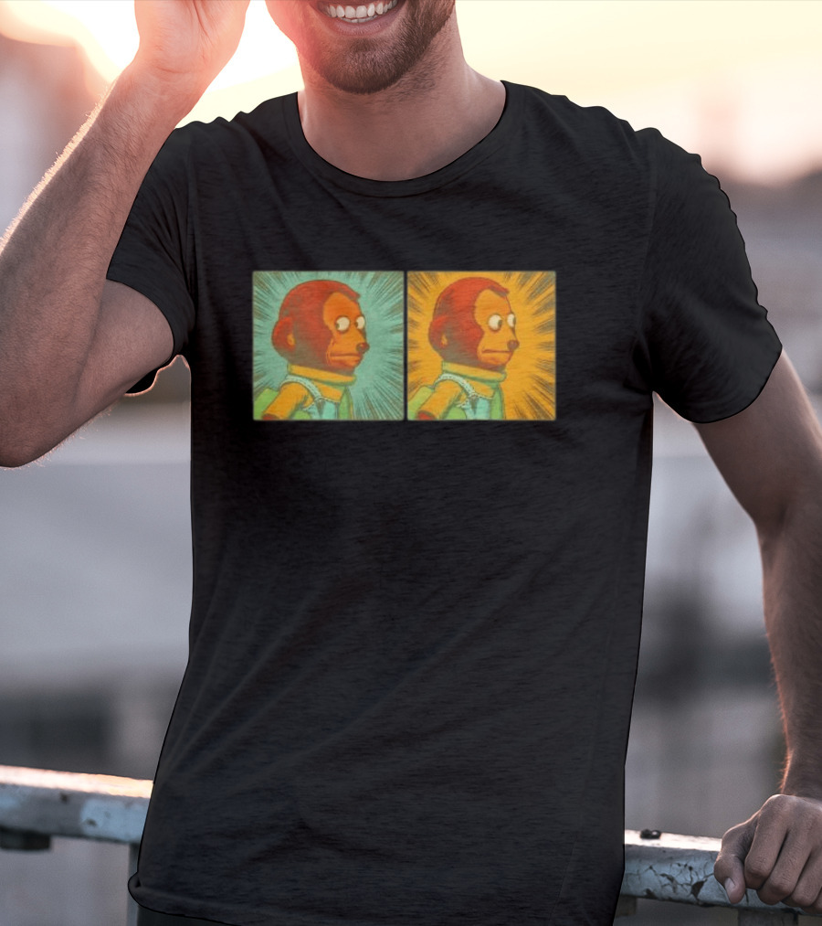 Awkward Look Monkey Puppet Meme Garment Dyed T-Shirt