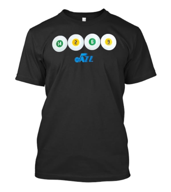Utah Jazz 14 2 6 9 Basketball Team T-Shirt
