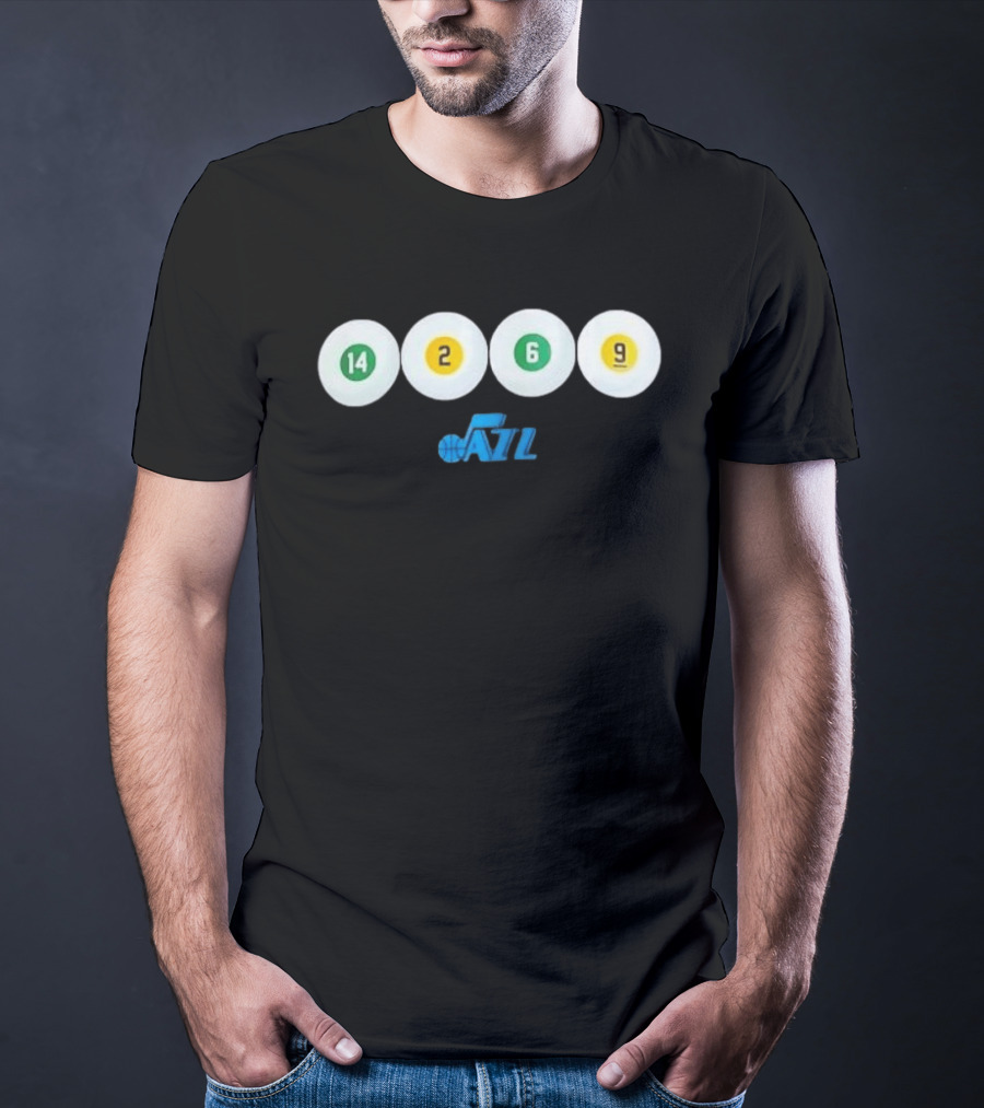 Utah Jazz 14 2 6 9 Basketball Team T-Shirt