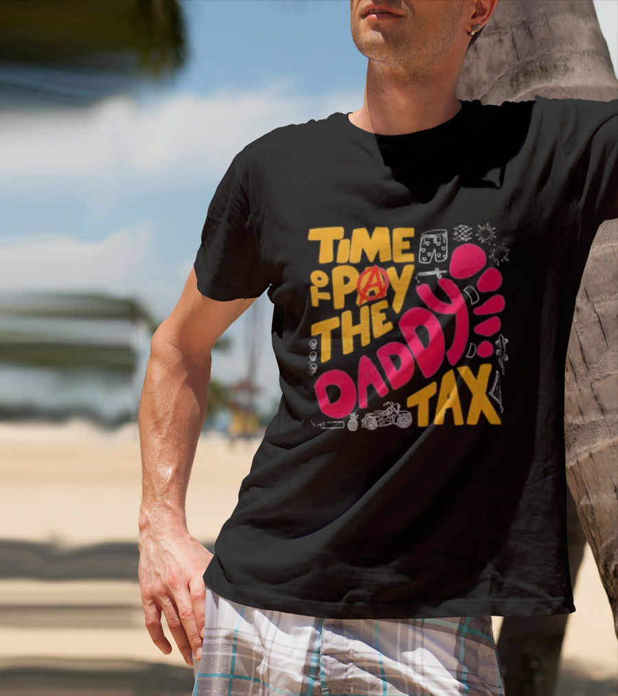 Time To Pay The Daddy Tax Dungeon Crawler Carl Footprint T-Shirt