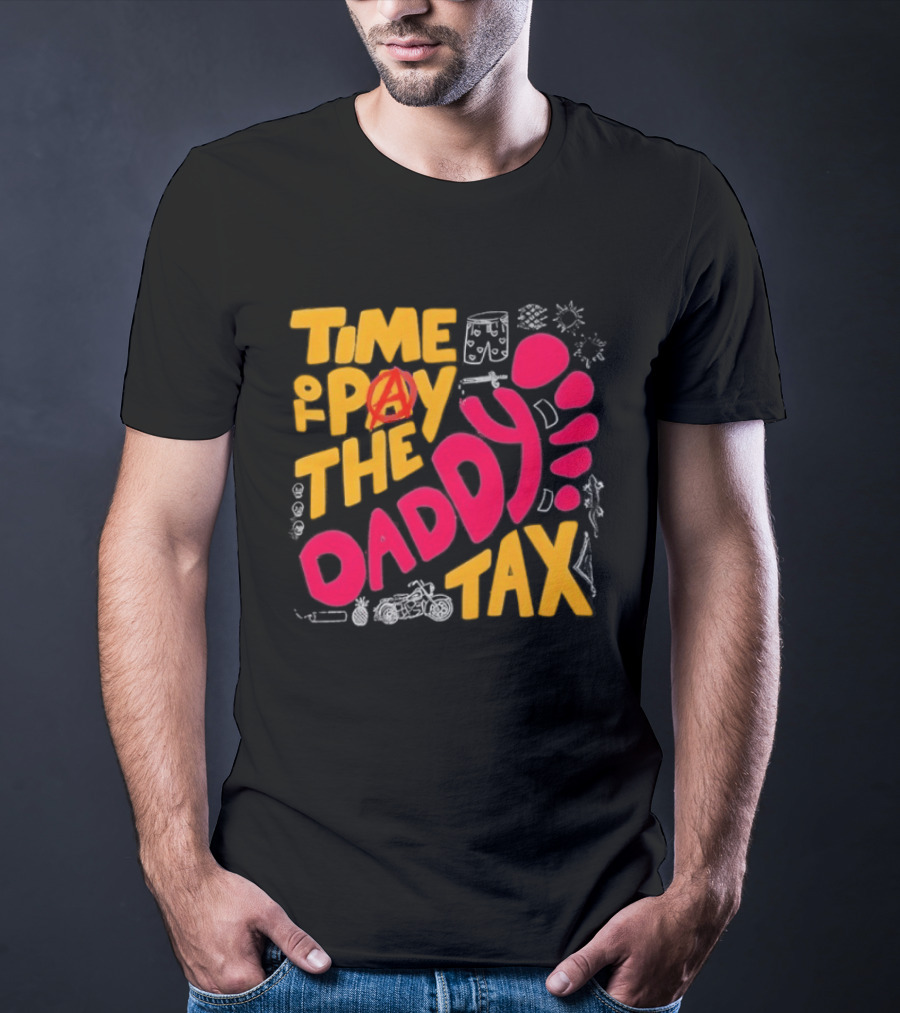 Time To Pay The Daddy Tax Dungeon Crawler Carl Footprint T-Shirt