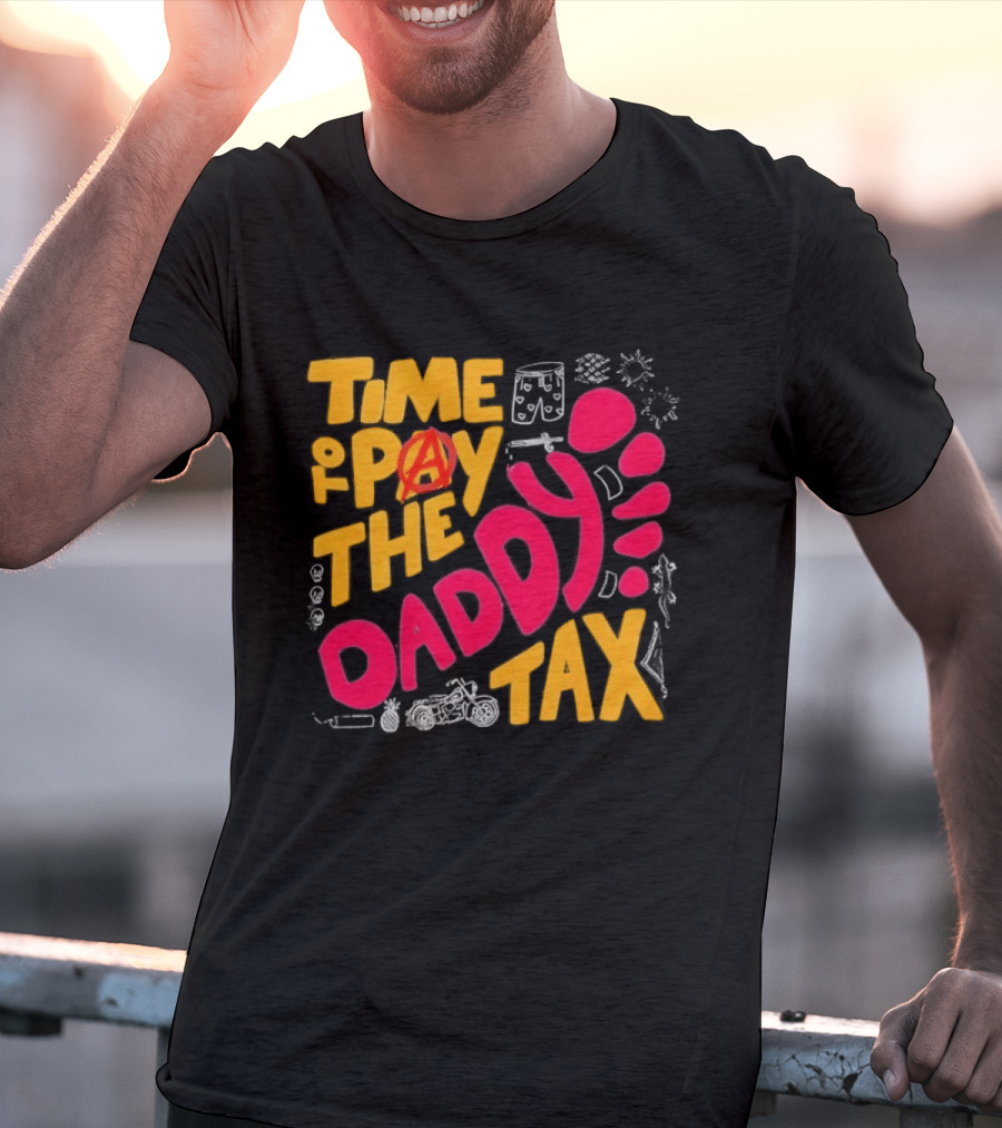 Time To Pay The Daddy Tax Dungeon Crawler Carl Footprint T-Shirt