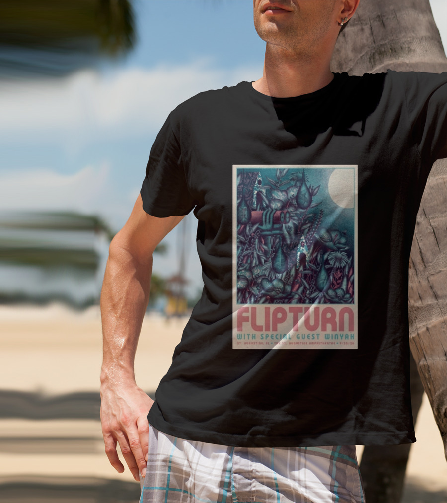 FLIPTURN With Special Guest Winyah St. Augustine Ampitheatre 9/25/26 T-Shirt